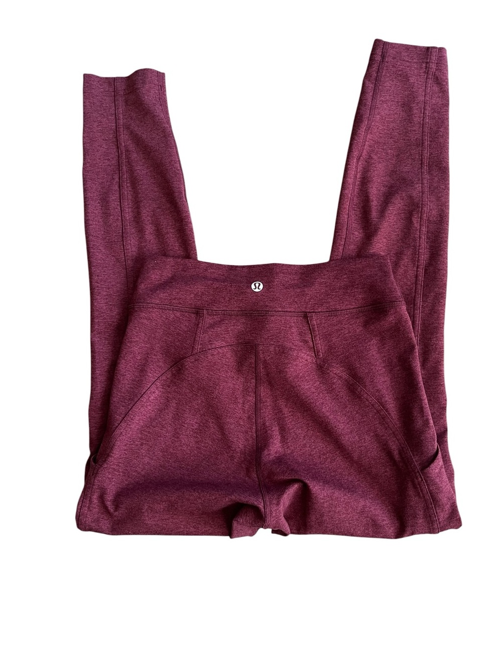 Size 6 Lululemon Soft Sueded High Rise Tight 25”, Garnet - Picture 4 of 5